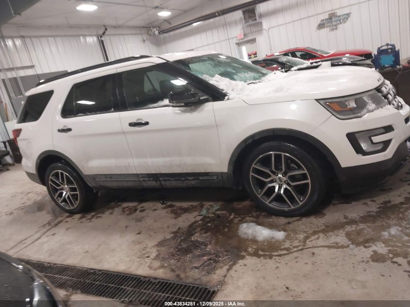 2017 Ford Explorer Sport VIN: 1FM5K8GT9HGD03775 Lot: 43834281