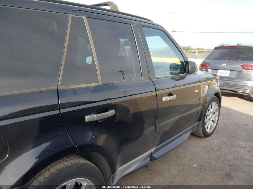 2008 Land Rover Range Rover Sport Hse VIN: SALSK25448A134938 Lot: 43834309