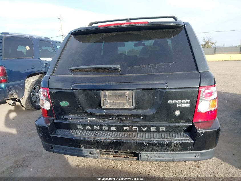 2008 Land Rover Range Rover Sport Hse VIN: SALSK25448A134938 Lot: 43834309