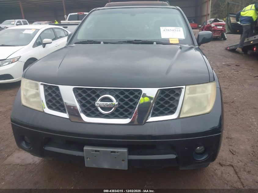 2006 Nissan Pathfinder Le VIN: 5N1AR18W36C666944 Lot: 43834315