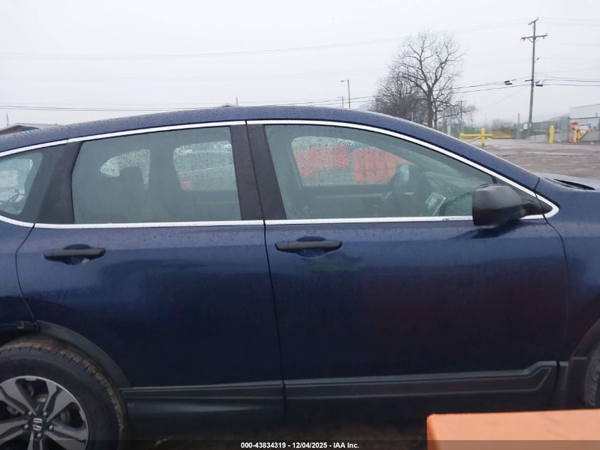 2017 Honda Cr-V Lx VIN: 7FARW5H38HE013162 Lot: 43834319