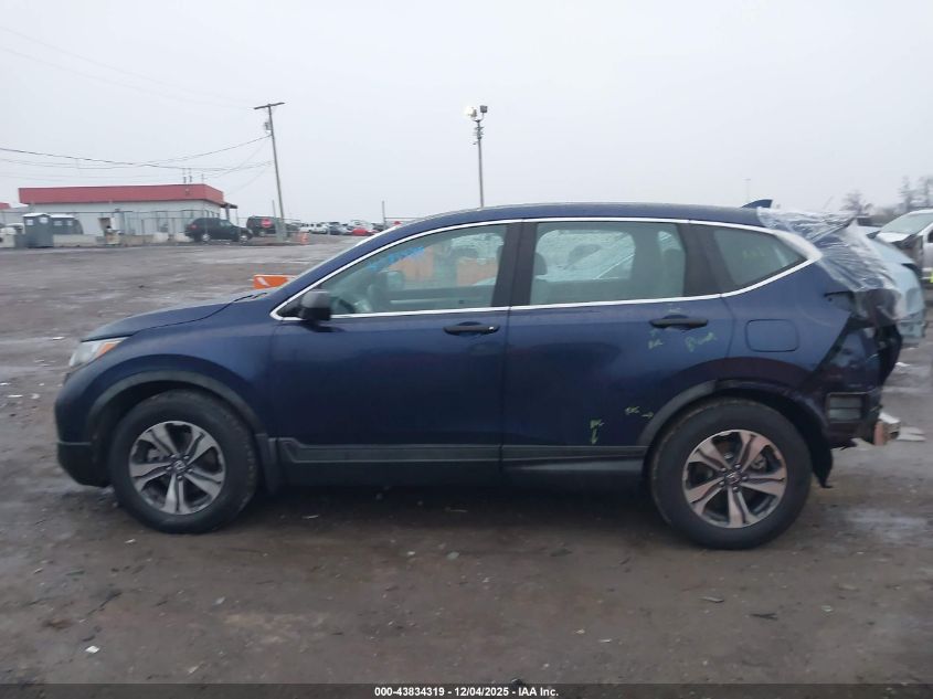 2017 Honda Cr-V Lx VIN: 7FARW5H38HE013162 Lot: 43834319