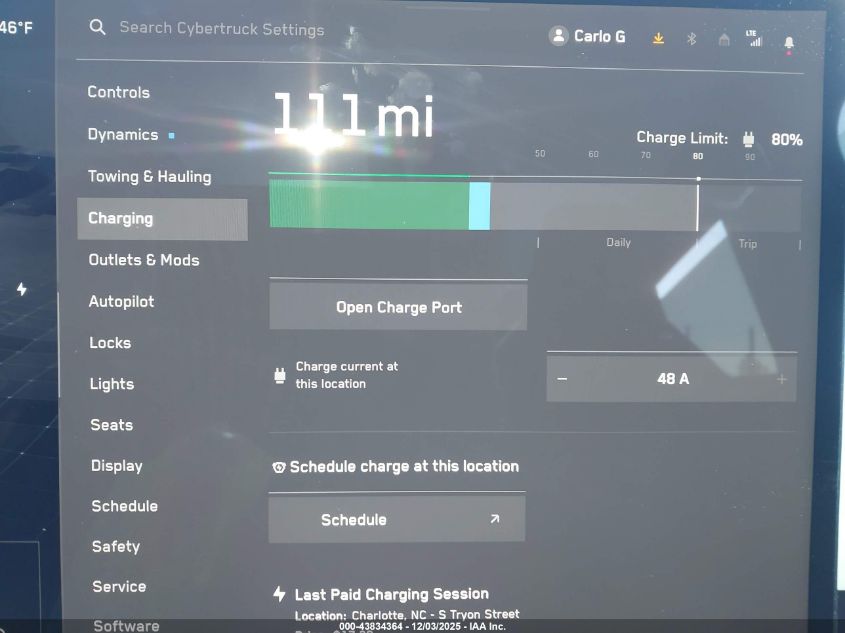 2024 Tesla Cybertruck All-Wheel Drive VIN: 7G2CEHED1RA042369 Lot: 43834364