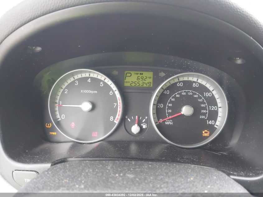 2009 Hyundai Accent Gls VIN: KMHCN46CX9U334089 Lot: 43834392