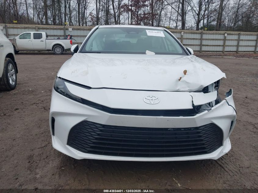 2026 Toyota Camry Le VIN: 4T1DAACKXTU654207 Lot: 43834401