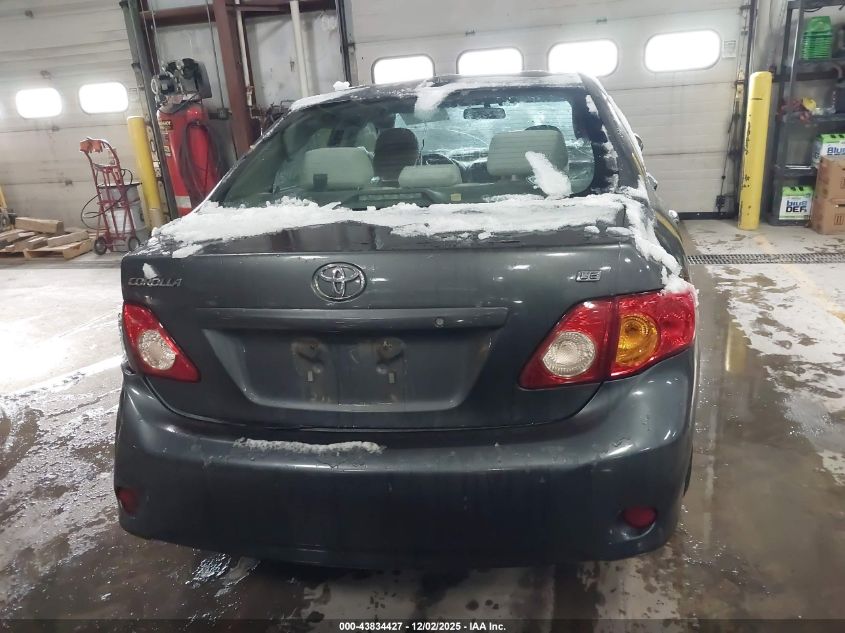 2009 Toyota Corolla Le VIN: 2T1BU40E69C186386 Lot: 43834427
