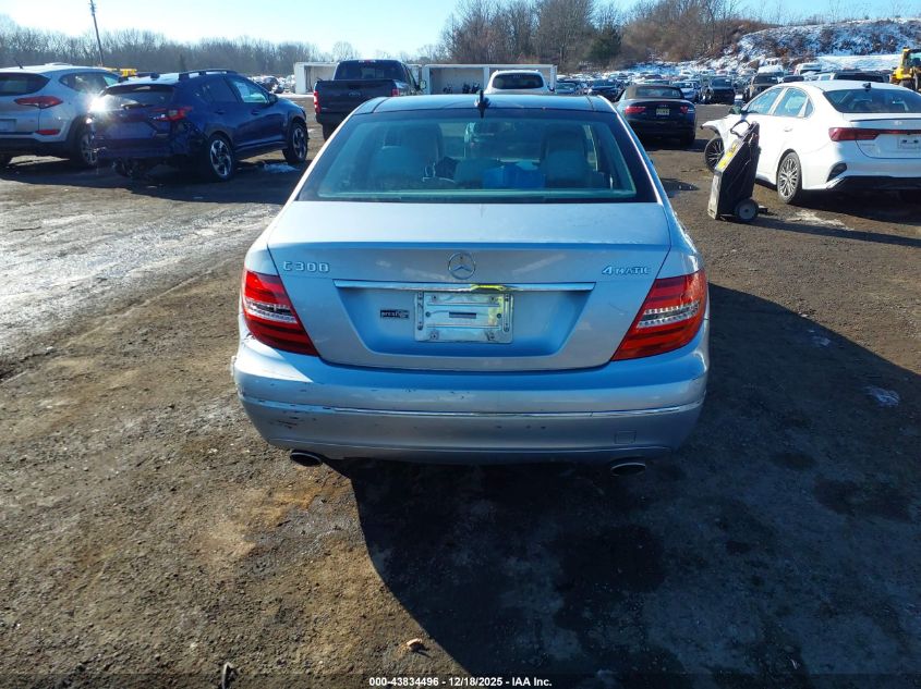 2013 Mercedes-Benz C 300 Luxury 4Matic VIN: WDDGF8AB2DA816967 Lot: 43834496