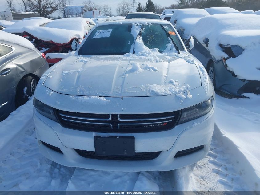 2016 Dodge Charger Se VIN: 2C3CDXFG4GH319734 Lot: 43834570