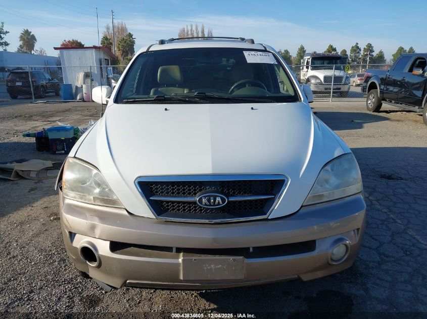 2006 Kia Sorento Ex/Lx VIN: KNDJC733765585293 Lot: 43834605