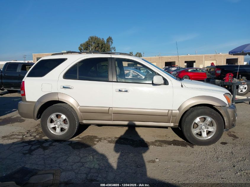 2006 Kia Sorento Ex/Lx VIN: KNDJC733765585293 Lot: 43834605