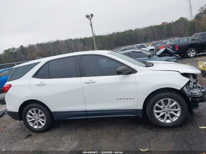 2020 Chevrolet Equinox Fwd Ls VIN: 3GNAXHEV0LS526510 Lot: 43834617