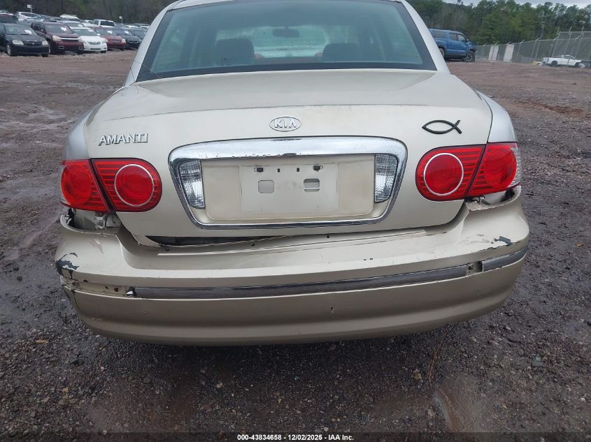 2004 Kia Amanti VIN: KNALD124645026308 Lot: 43834658