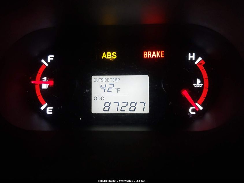 2009 Toyota Matrix VIN: 2T1KU40E49C077151 Lot: 43834668