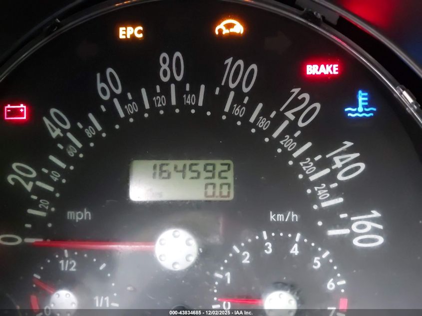 2001 Volkswagen New Beetle Glx VIN: 3VWDD21C61M445462 Lot: 43834685