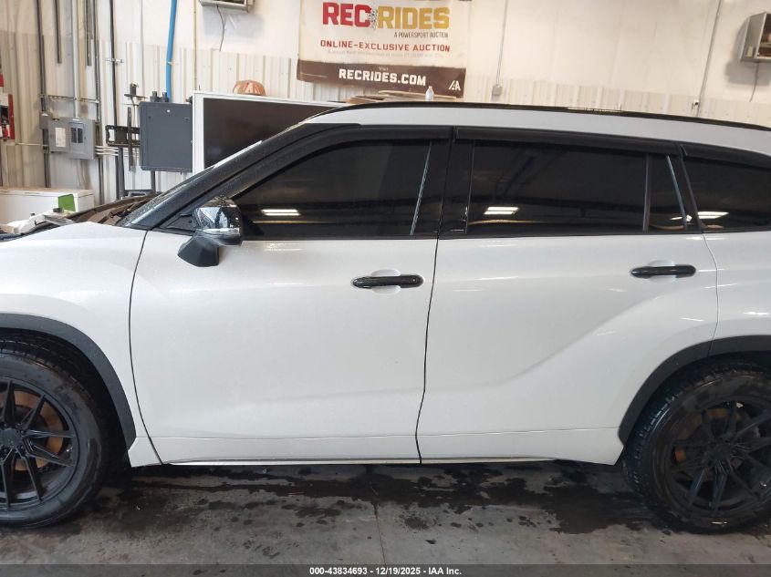 2022 Toyota Highlander Xse VIN: 5TDLZRBH0NS245587 Lot: 43834693