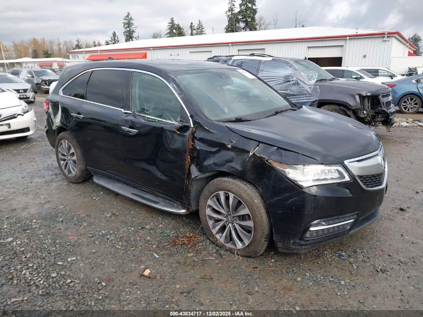 ACURA MDX TECHNOLOGY PKG W/ENTERTAINMENT PKG