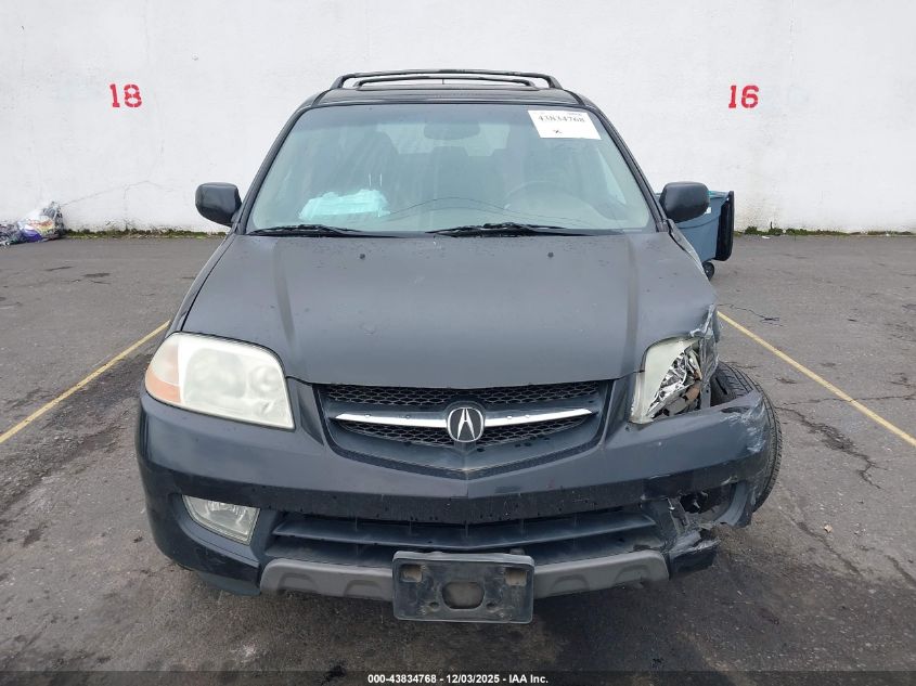 2001 Acura Mdx VIN: 2HNYD18621H521623 Lot: 43834768