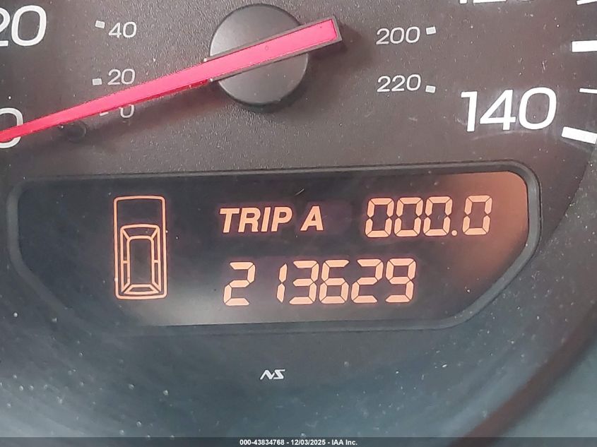 2001 Acura Mdx VIN: 2HNYD18621H521623 Lot: 43834768