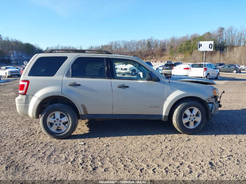 2008 Ford Escape Xlt VIN: 1FMCU93118KB27930 Lot: 43834827