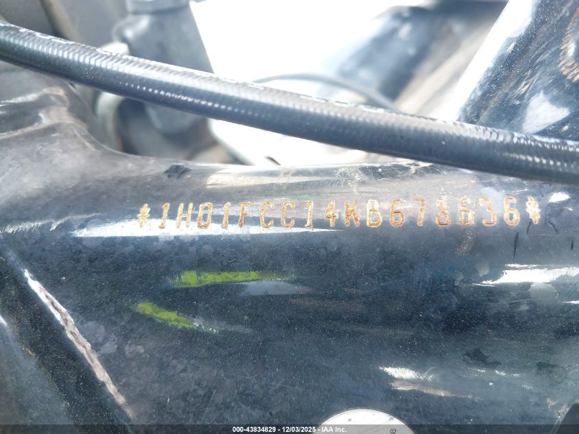 2019 Harley-Davidson Flhtcu VIN: 1HD1FCC14KB678636 Lot: 43834829