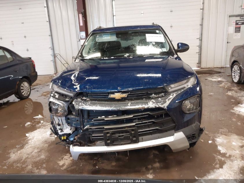 2022 Chevrolet Trailblazer Fwd Lt VIN: KL79MPSL0NB053186 Lot: 43834838