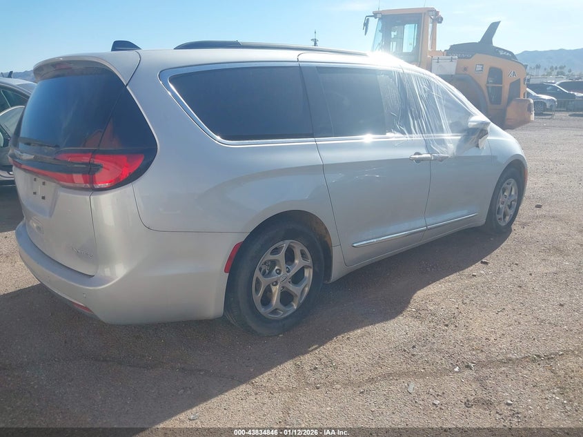Vin: 2c4rc1ggxpr539149, lot: 44330339, chrysler pacifica limited 20234