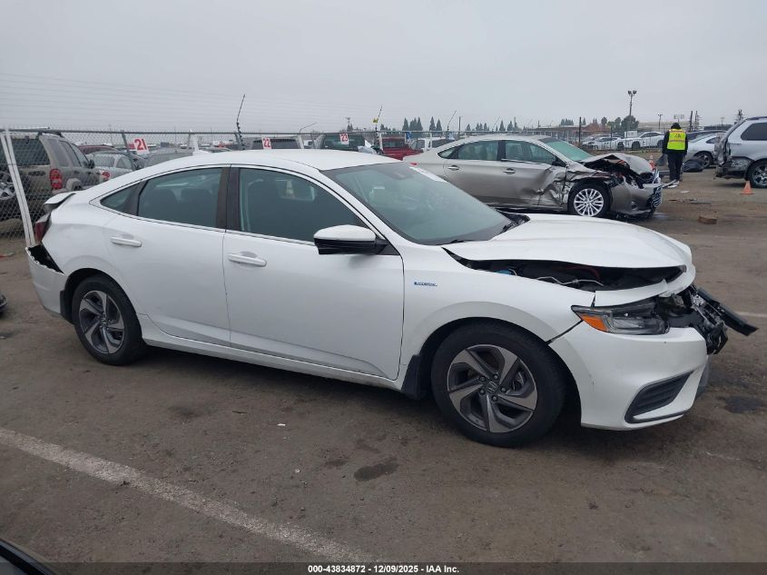 2019 Honda Insight Ex VIN: 19XZE4F54KE021334 Lot: 43834872