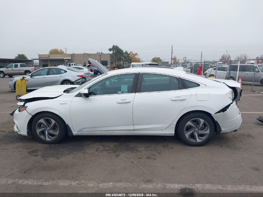 2019 Honda Insight Ex VIN: 19XZE4F54KE021334 Lot: 43834872