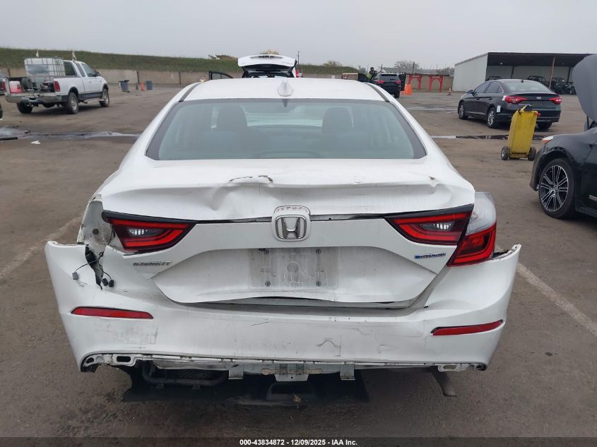 2019 Honda Insight Ex VIN: 19XZE4F54KE021334 Lot: 43834872