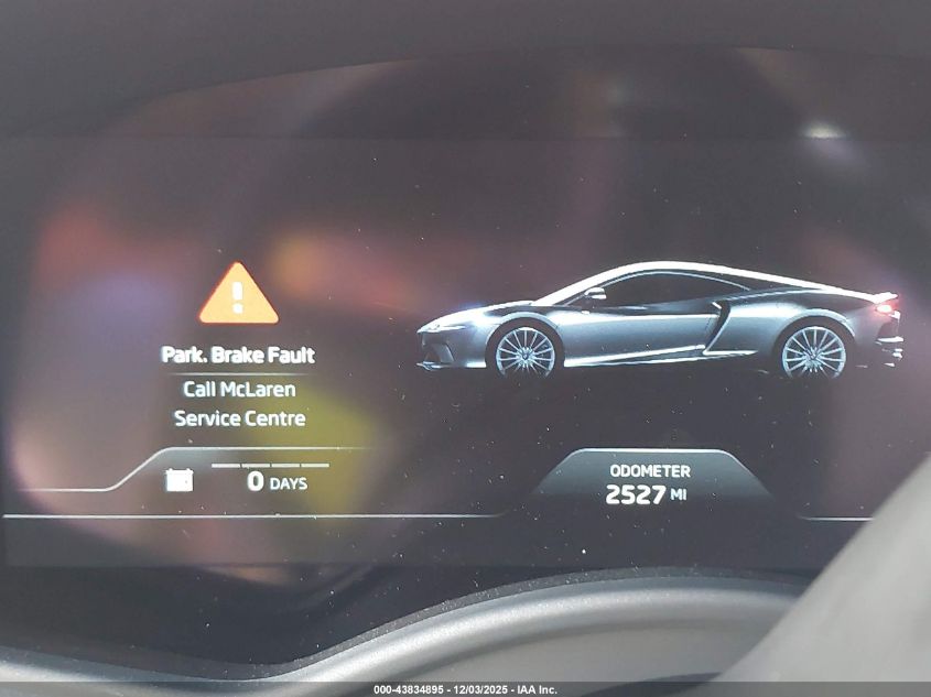 2025 Mclaren Gts Performance/Techlux VIN: SBM22GCA5SW003175 Lot: 43834895