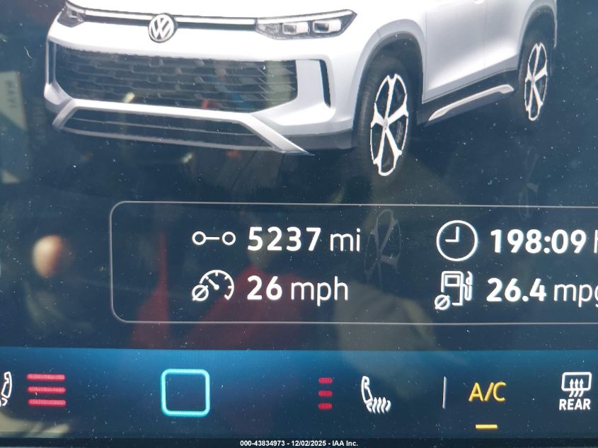 2025 Volkswagen Tiguan 2.0T S VIN: 3VVCR7RM4SM026605 Lot: 43834973