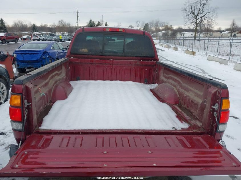 2000 Toyota Tundra Ltd V8 VIN: 5TBBT4817YS093279 Lot: 43835120