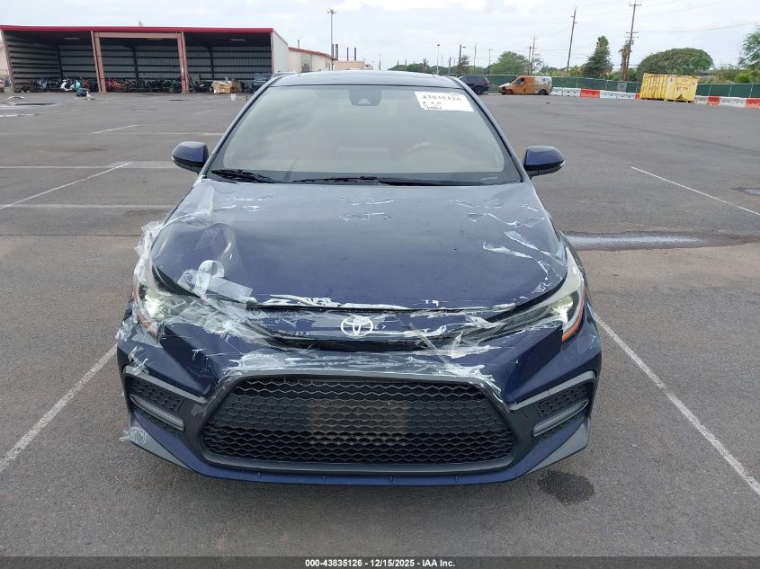 2020 Toyota Corolla Se VIN: JTDP4RCE2LJ027763 Lot: 43835126