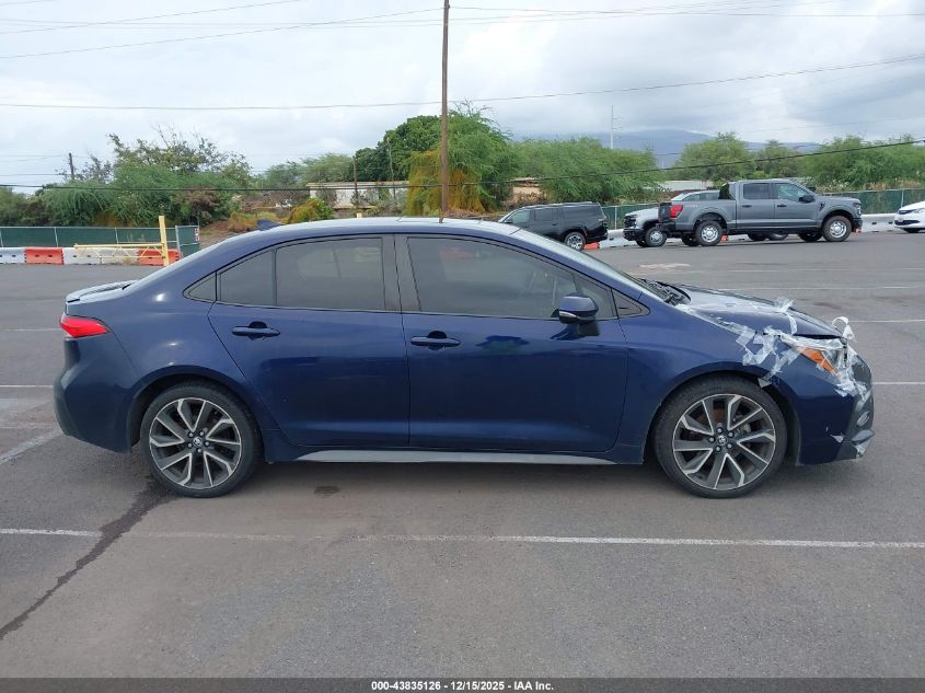 2020 Toyota Corolla Se VIN: JTDP4RCE2LJ027763 Lot: 43835126