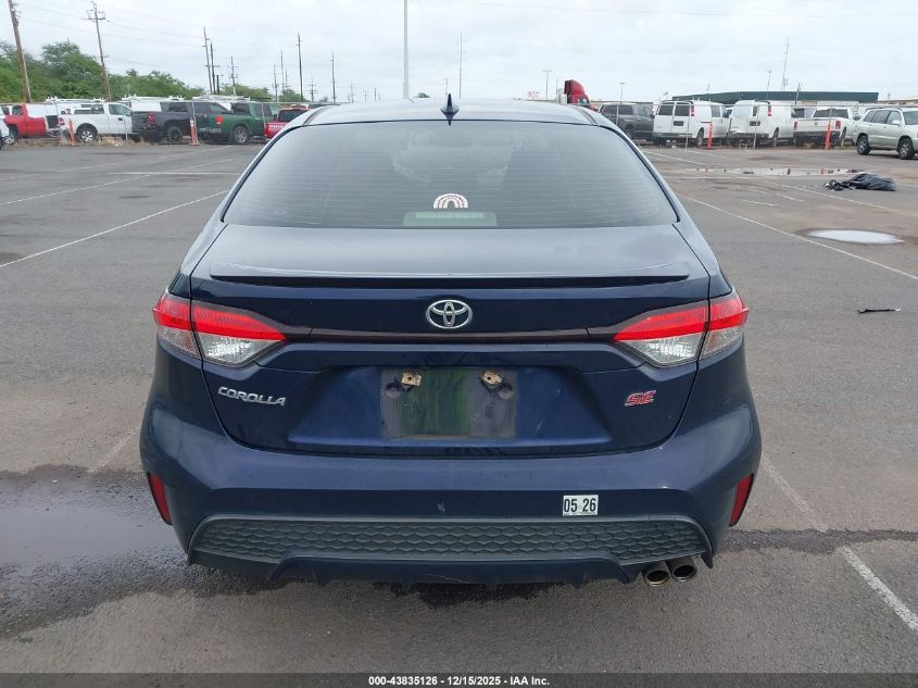 2020 Toyota Corolla Se VIN: JTDP4RCE2LJ027763 Lot: 43835126
