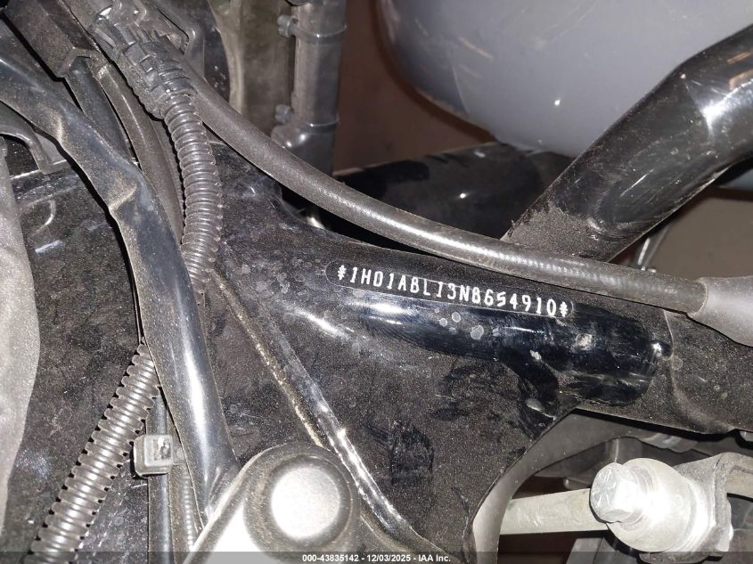 2022 Harley-Davidson Flhxst VIN: 1HD1ABL13NB654910 Lot: 43835142