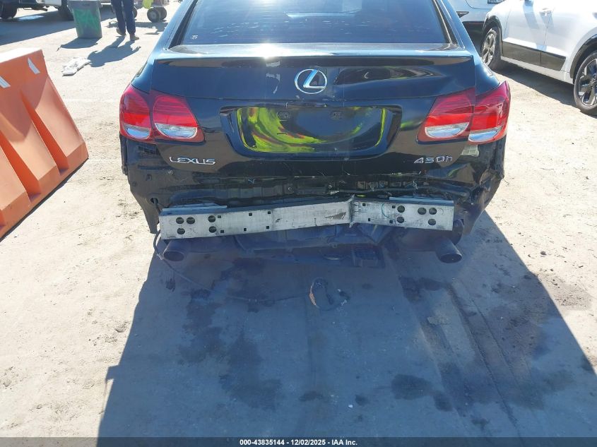 2007 Lexus Gs 450H VIN: JTHBC96S275007511 Lot: 43835144
