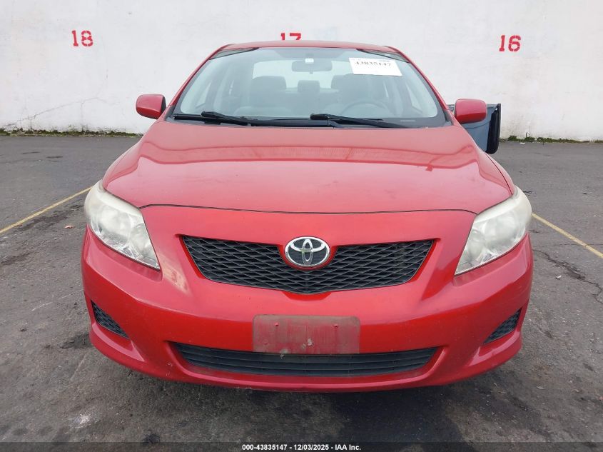 2009 Toyota Corolla Le VIN: JTDBL40E89J012410 Lot: 43835147