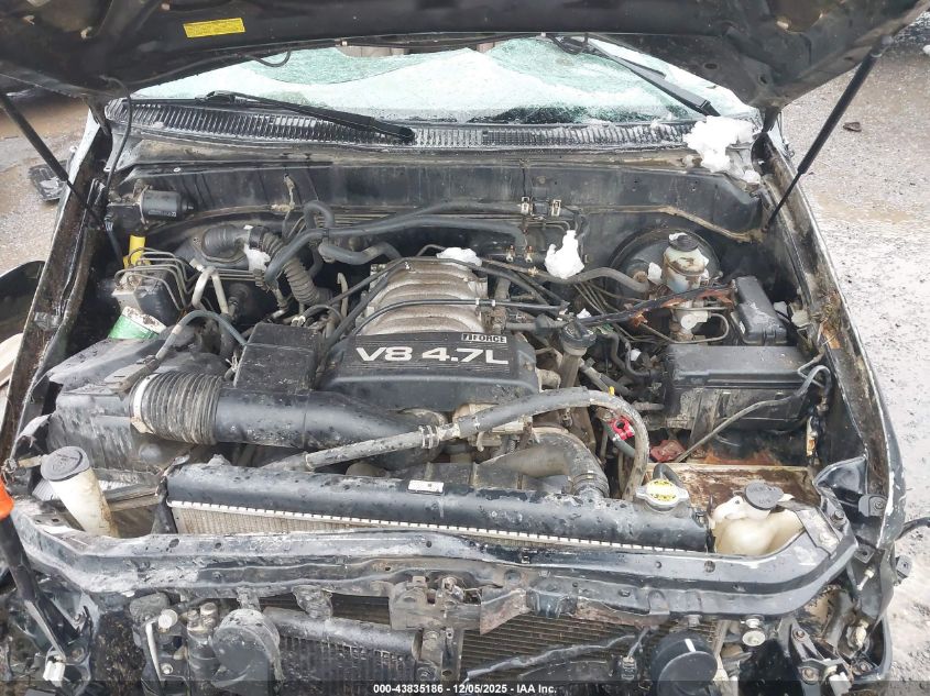 2002 Toyota Sequoia Limited V8 VIN: 5TDBT48A82S122481 Lot: 43835186