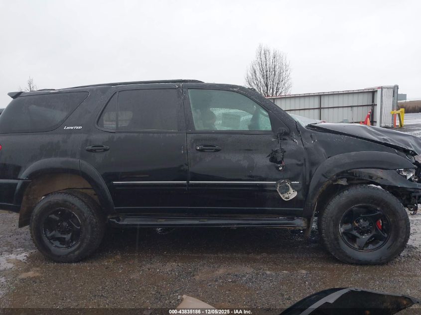 2002 Toyota Sequoia Limited V8 VIN: 5TDBT48A82S122481 Lot: 43835186