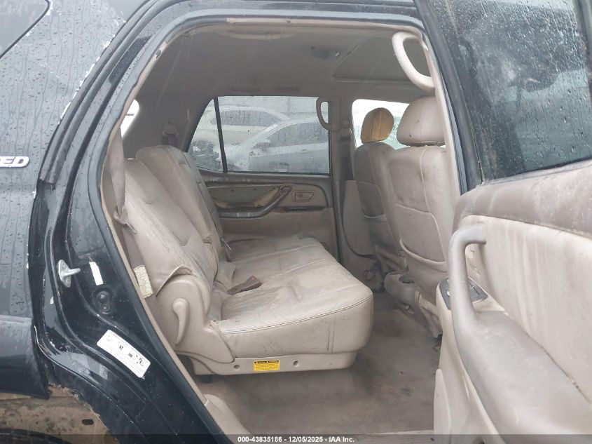 2002 Toyota Sequoia Limited V8 VIN: 5TDBT48A82S122481 Lot: 43835186