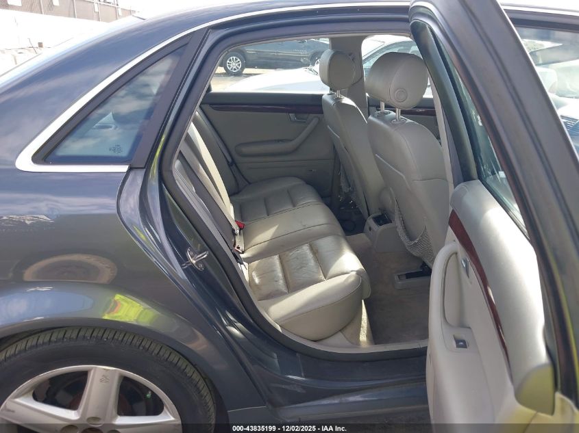 2003 Audi A4 3.0 VIN: WAULT68E03A352837 Lot: 43835199