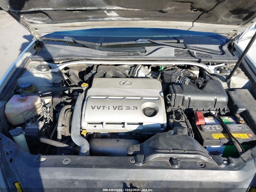 2004 Lexus Es 330 VIN: JTHBA30G045033365 Lot: 43835255