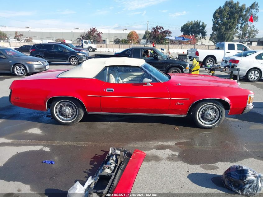 1972 Mercury Cougar VIN: 2F92H560678 Lot: 43835271