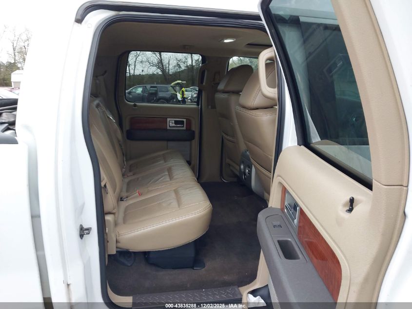 2009 Ford F-150 King Ranch/Lariat/Platinum/Xl/Xlt VIN: 1FTPW12V69FB28913 Lot: 43835288