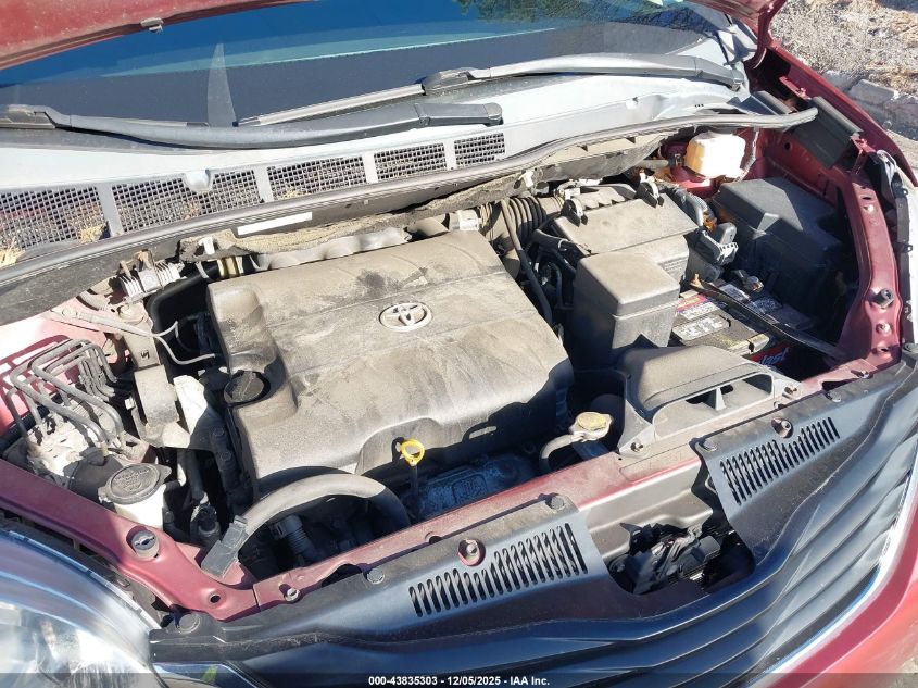 2011 Toyota Sienna Le V6 VIN: 5TDKK3DCXBS013847 Lot: 43835303