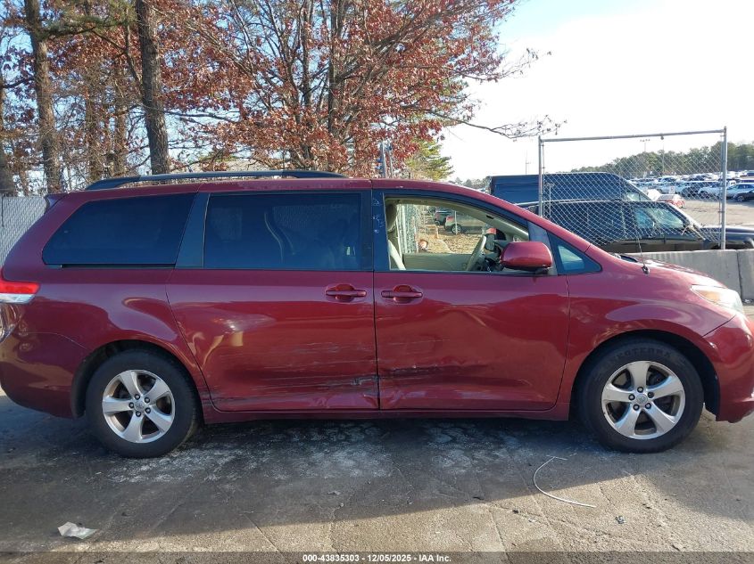 2011 Toyota Sienna Le V6 VIN: 5TDKK3DCXBS013847 Lot: 43835303
