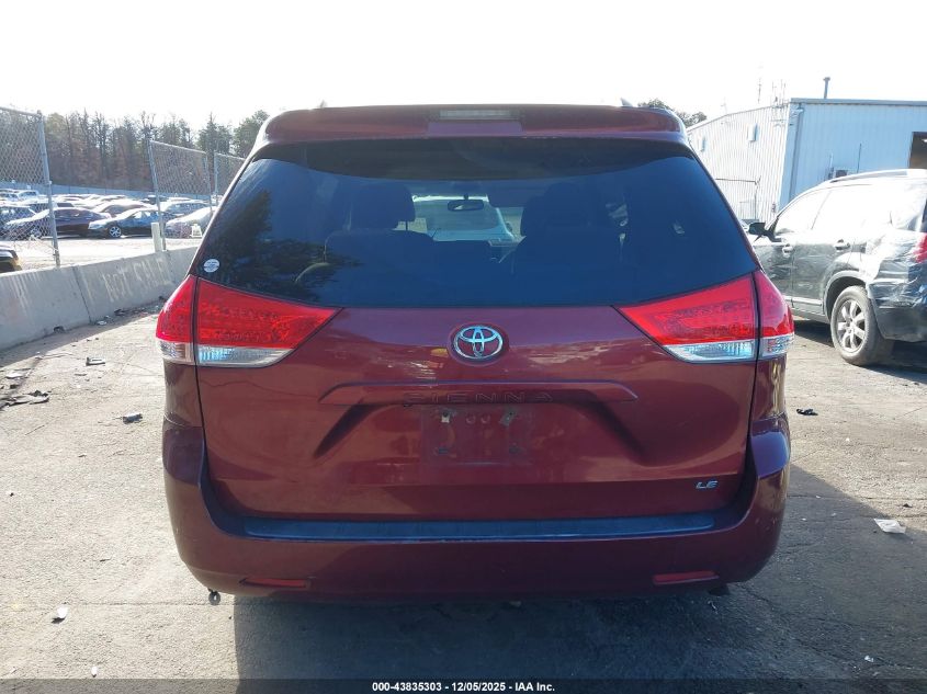 2011 Toyota Sienna Le V6 VIN: 5TDKK3DCXBS013847 Lot: 43835303