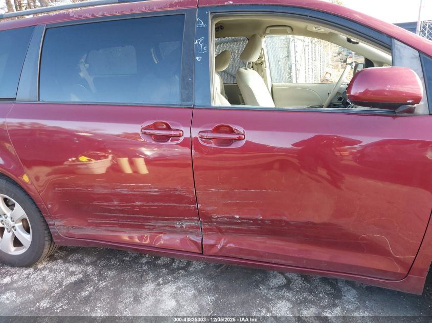 2011 Toyota Sienna Le V6 VIN: 5TDKK3DCXBS013847 Lot: 43835303