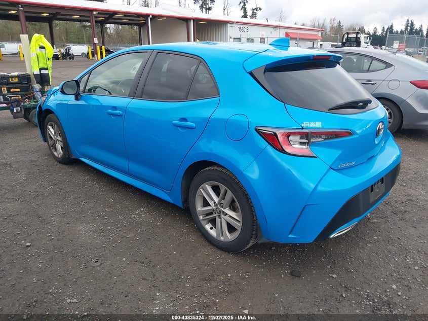 JTNK4RBE1K3050607 2019 TOYOTA COROLLA photo no. 3